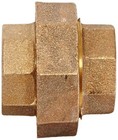 Anderson Metals 38104 Red Brass Pipe Fitting  Union  1  Female Pipe
