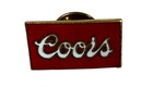 Vintage Coors Beer Souvenir Lapel Pin Red Enamel 3 4     Nos