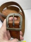 Vintage Triumph Motor Cycles Leather Belt Stamped 34