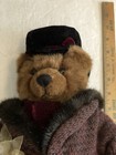 Russ Berrie 14  Oliver Plush  Brown Teddy Bear Gift Present Hat Coat Bearie