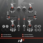  Set Of 8  Front Upper Lower Ball Joint  Inner Outer Tie Rod End  Compatible 