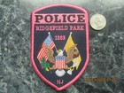Ridgefield Park New Jersey Police Patch Pink Super Rare For Display Only Last 1