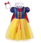 Disney Princess Costume Of Elsa  Ariel  Jasmine  Cinderella Dress Kids Birthday
