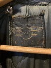 Vintage 50s Original Harley Leather Biker Jacket Talon Zip Cycle Champ M 22x24 5