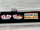 Expo 86 Pin The 1986 World Exposition Vancouver Canada World s Fair Lot   Case