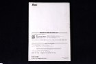 User Manual For Nikon D40x Digital Slr Camera Original  used  From Japan