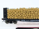 Ho Scale Atlas 1603-1 C o Chesapeake   Ohio Gsc Pulpwood Flat Car  81781