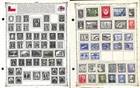 Chile Stamp Collection On 14 Regent Pages  1853-1965  bh 