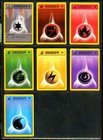 Pokemon 1st Edition Chinese Base Set Complete Non Holo Energy Cards  96-102 Mint