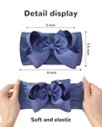 Doboi Baby Girl Headband - 12pcs Nylon Hair Accessories With Big Ribbon Bows    