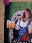 Vintage  1993  Original Blonde St  Pauli Girl Beer Poster 20  X 30 