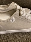 New Hurley Carrie Lace Up Tie Canvas Athletic Shoes Sneakers Tan Women   s Sz 6
