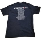 U2 Vertigo 2005 Us Tour Concert T-shirt Black Music Tee Men Xl Bono The Edge New