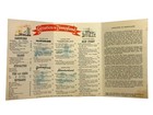 Vintage Opening Day 1955 Disneyland Carnation Ice Cream Parlor Menu