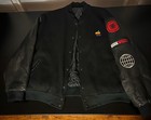 Vintage 1996 Apple Computer Mission Impossible Promo Leather Varsity Jacket - Xl
