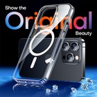 Wholesale Lot For Iphone 17 16 15 14 Pro Max  Magsafe Case Magnetic Clear Cover