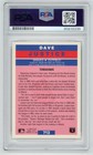 Dave Justice Atlanta Braves Signed 1992 Fleer Pro Vision Card  713 Psa Auto 10