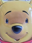 Winnie The Pooh Vintage Lunchbox Yellow Tin metal - Rare Collectible