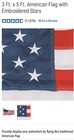 American 3 x5  Feet U s a  Flag Brass Grommets Sewn Stripes Embroidered Stars 