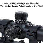 At3 Red Tail Rifle Scope With Illuminated Bdc Reticle - 1-4x24 Or 1-6x24