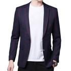 Men Formal Work Blazer Jacket Business Casual Button Slim Fit Suit Coat Tops New