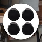 4pcs 1-1 4  Caster Wheel Pads For Antique Singer Treadle Sewing Machine Black