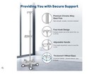 Iv Pole With Wheels Medical Portable Iv Stand Pole  Iv Bag Stand With Removable 