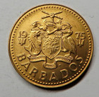 Barbados Cent 1975fm  m  Bronze Km 10 Bu