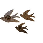Sparrow Wall Hanging Set Home Interiors 3 Piece Bird Vintage