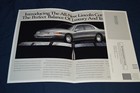 1995 Lincoln Continental Original Foldout Poster Brochure Mailer Very Rare