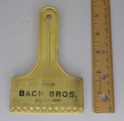 Advertising Sunoco Bach Bros Dalton Ohio Oh Windshield Ice Scraper Vintage