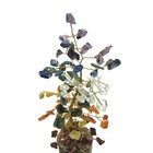 Chakra Stone Tree Life Natural Gemstone Positive Energy Heal Geode Reiki Decor