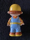 Bob The Builder Figure Toy Early 2000   s Construction Hard Hat Man 2 5  Tall Cute