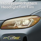 Hex Headlight Tint Rotection Film - 12 X 60 Inches Honeycomb Headlight Tailligh