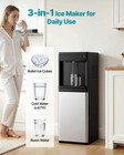 Vevor Water Dispenser With Ice Maker 3-in-1 Floor-standing Water Cooler For Home