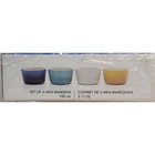 Set Of 4 Le Creuset Mini Ramekins  riviera Collection  3 5 Oz     Brand New In Box
