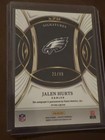 2025  Select  Jalen Hurts 21 49 Auto Eagles Sp-jlh
