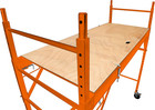 6 25 Ft  Multi-purpose Rolling Steel Scaffolding 1000-pound Capacity