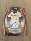 2025 Topps Tribute Ryan Howard Pillars Of The Game Orange Auto  25 Phillies 