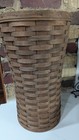 Vintage Longaberger Umbrella Basket Handwoven Usa Signed 1982 Nice 17 5 