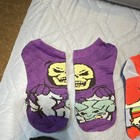 6 Pairs Unisex One Size Cotton Low Cut Ankle Socks Multicolor