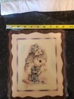 Nj Bouvia Wood Framed Picture Art Kittens Pony