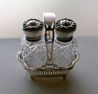 Sgn Hawkes Sgn Gorham Sterling S p Set American Brilliant Cut Glass Abp Exc Cond
