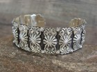 Native American Sterling Silver Star Drop Bracelet By Platero