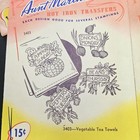 6 Used  Cut Vtg Aunt Martha s Transfer Patterns Tea Towels  Cute Animals