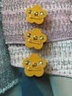 Chanel Buttons Cc Logo Set Of 3 Lavender Flowers 18mm Ships From Us