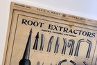 1907 Dentist Root Extractors  75     Dental Apron  50    For Sale White Co  Ad New