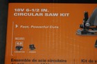 New  Ridgid R8655k 18v Cordless 6-1 2 In  Circular Saw Kit With 4 0ah Battery
