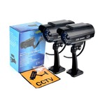 Security Camera Fake Flashing Light Home Surveillance Build-in Flashing