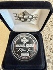 1997 Michael Jordan Highland Mint 1 Troy Oz  999 Silver Coin  Upper Deck Coa